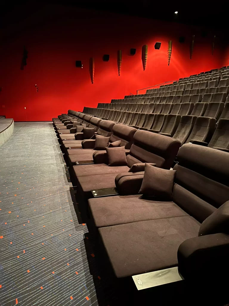 cinema seating manufactured in Europe.
